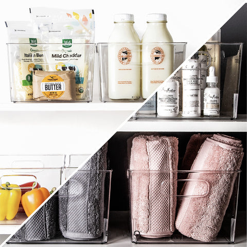 BINO Lodge bathroom storage bin maximizes small spaces with effortless access.