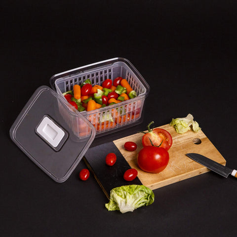 BINO Produce Saver doubles as a fridge organizer for convenient storage.