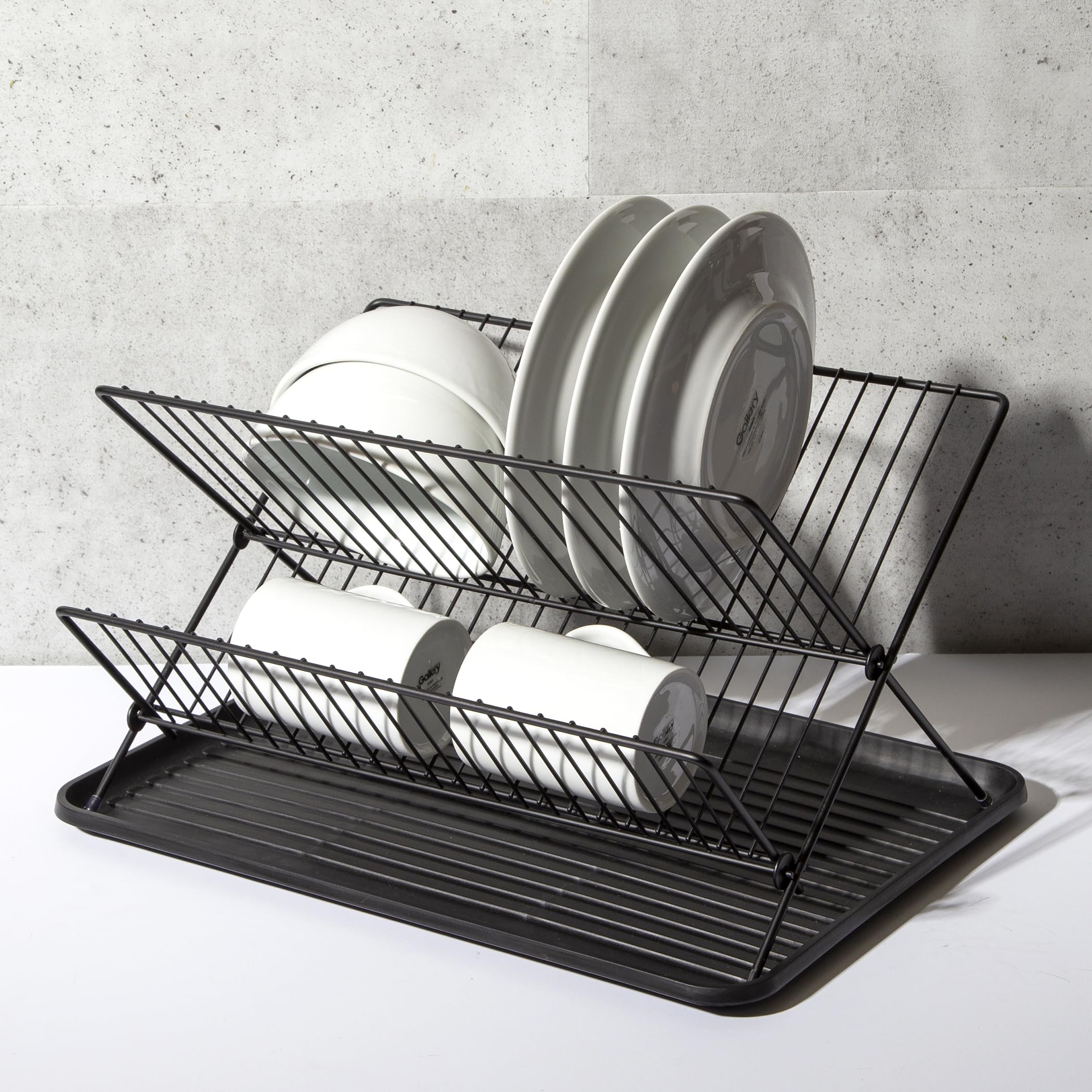 BINO raised-ridges rack elevates items for quick air circulation