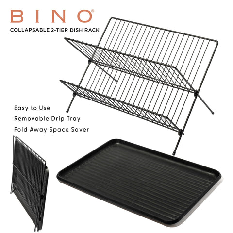 BINO rustproof aluminum drying rack resists moisture for years of use