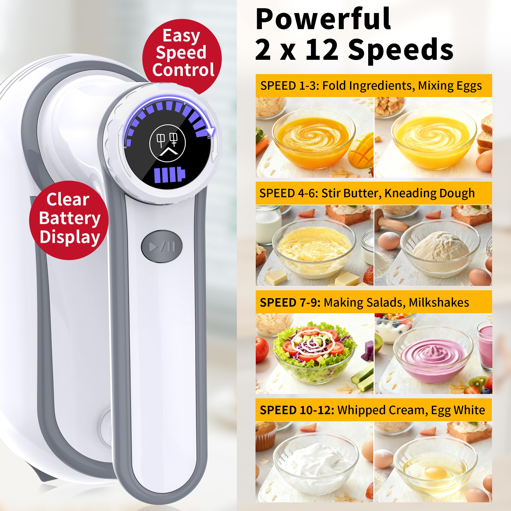 binROC 304 stainless steel attachments for durable, rust-resistant use.