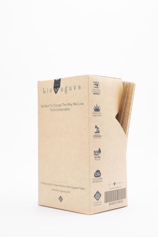 BIO AGAVE gluten-free eco-friendly straw suitable for allergy-conscious gatherings.