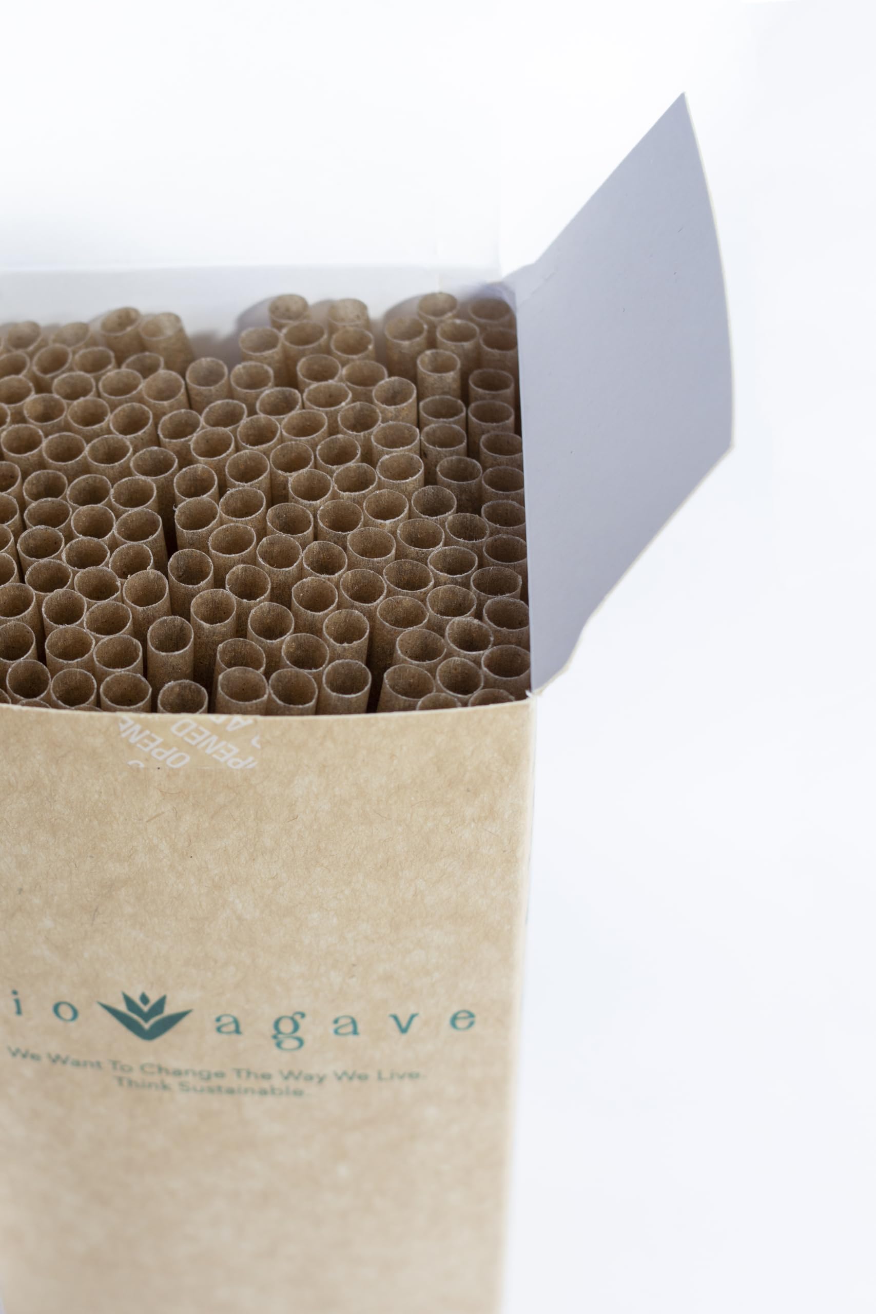  BIO AGAVE straw in a jar, 150-piece supply for events and gatherings