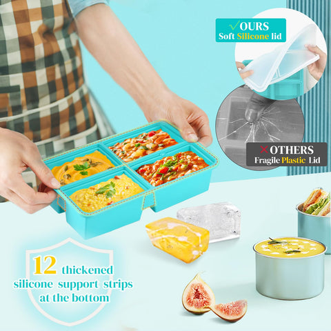 BIONMAPLE tray shows measuring lines for precise portions.