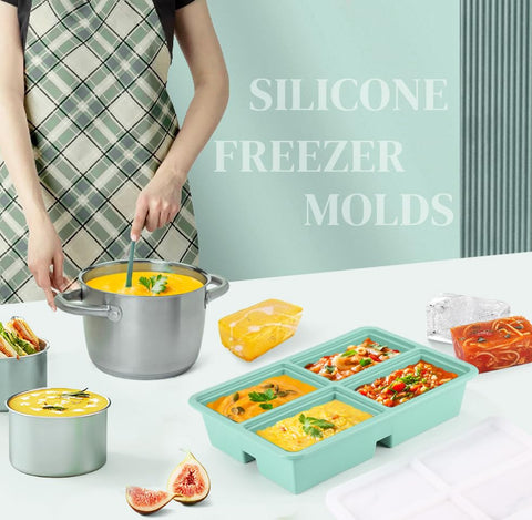 BIONMAPLE microwave-safe tray transitions from freezer to reheating easily.