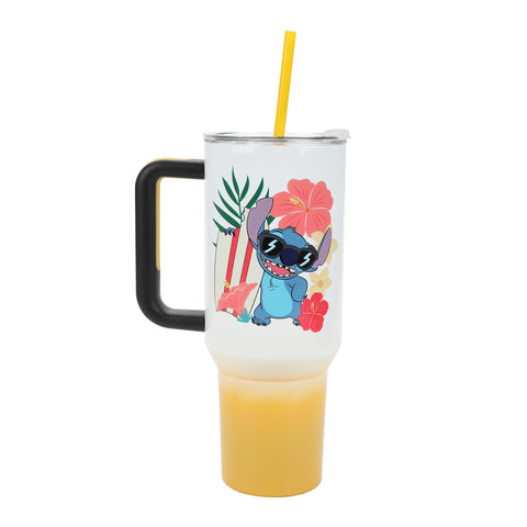 Bioworld Disney Stitch Hawaiian 40 Oz Tumbler stitch-art on body sparks joy