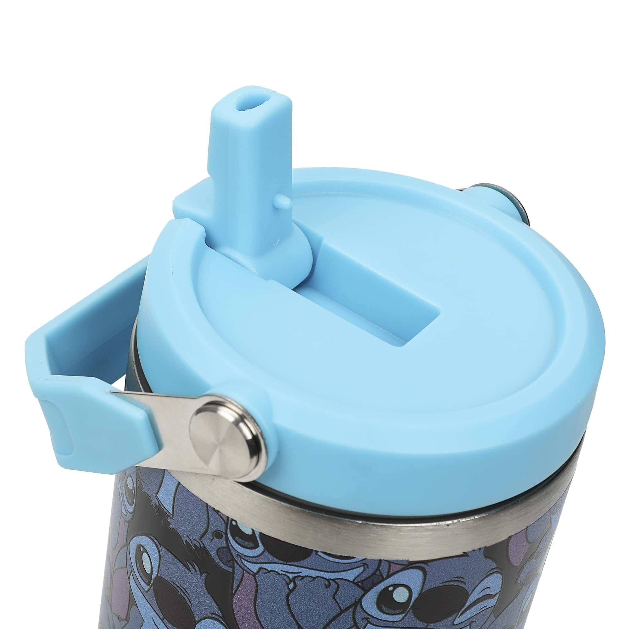 Bioworld handle-equipped tumbler offers easy one-handed carrying during commutes