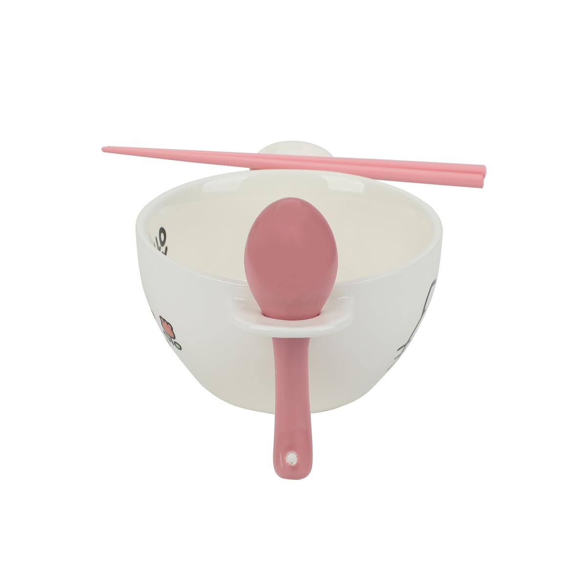 Bioworld Hello Kitty ceramic material delivers durable, stylish serving ware.