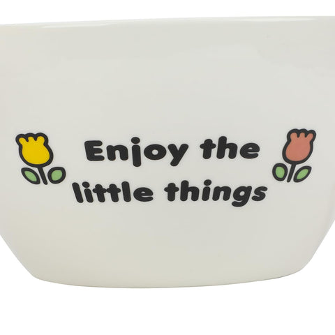 Bioworld Hello Kitty bowl wide mouth eases loading noodles and toppings.