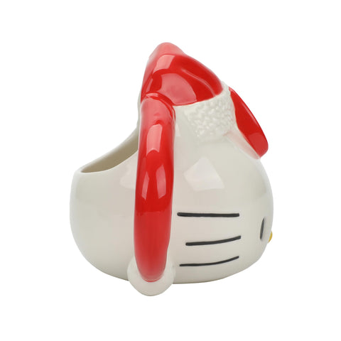 Bioworld Hello Kitty Santa Hat mug, 16-ounce capacity, perfect for tea or cocoa.