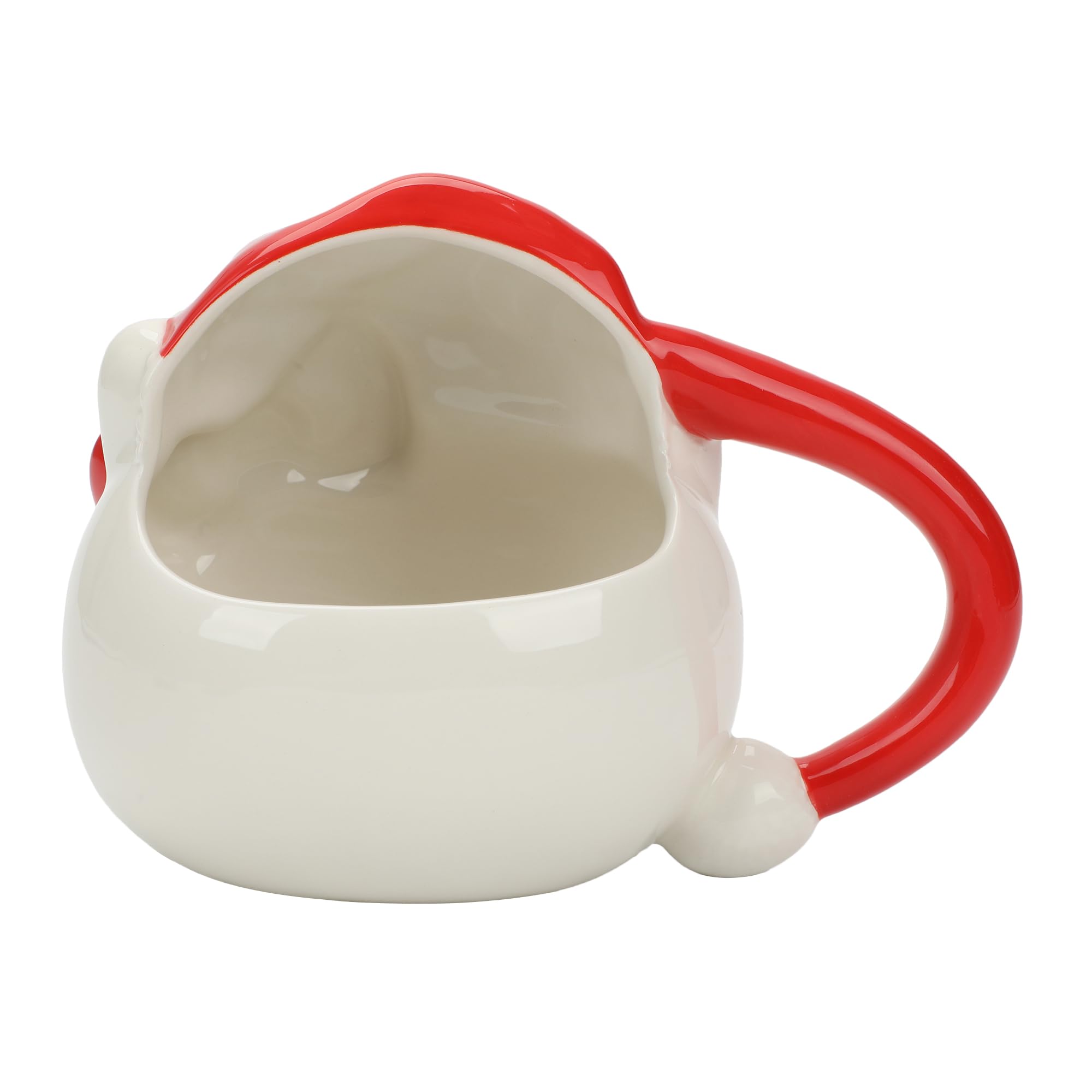 Bioworld Hello Kitty Santa Hat mug—hand-painted detail adds holiday charm to your desk.