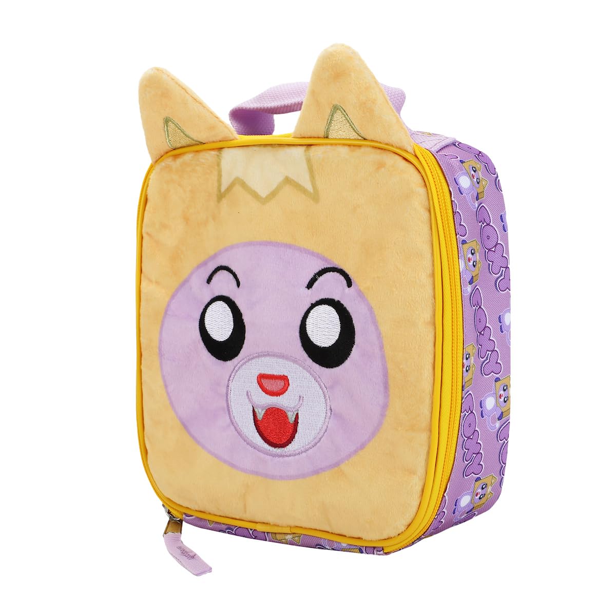 Bioworld Lankybox Foxy lunchbox top handle for easy carrying