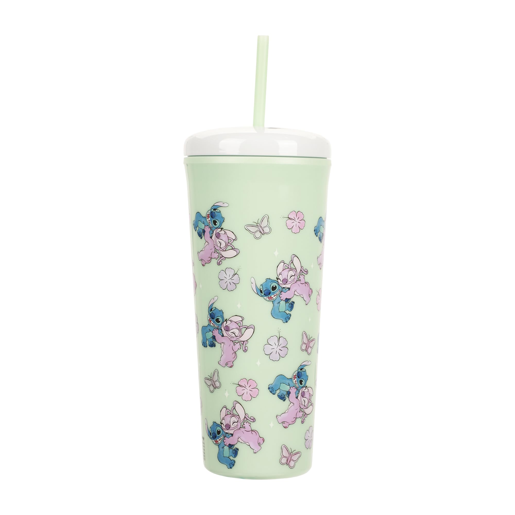 Bioworld Lilo Angel wraparound graphic tumbler ideal for commuting hydration.