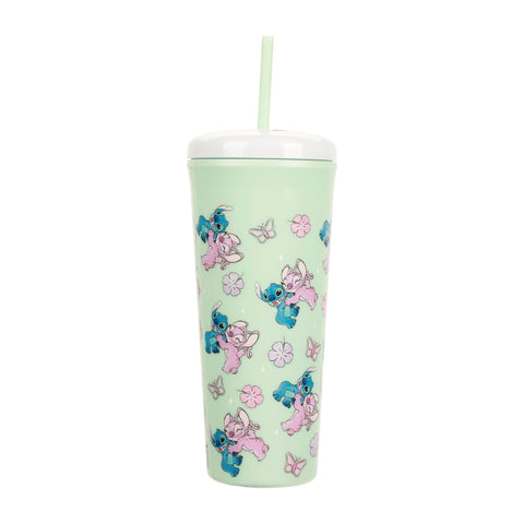 Bioworld Lilo Angel wraparound graphic tumbler ideal for commuting hydration.