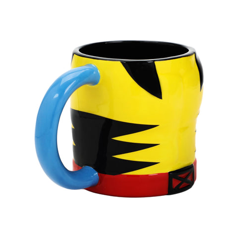 Bioworld X-Men Wolverine mug with costume detail enhances daily rituals