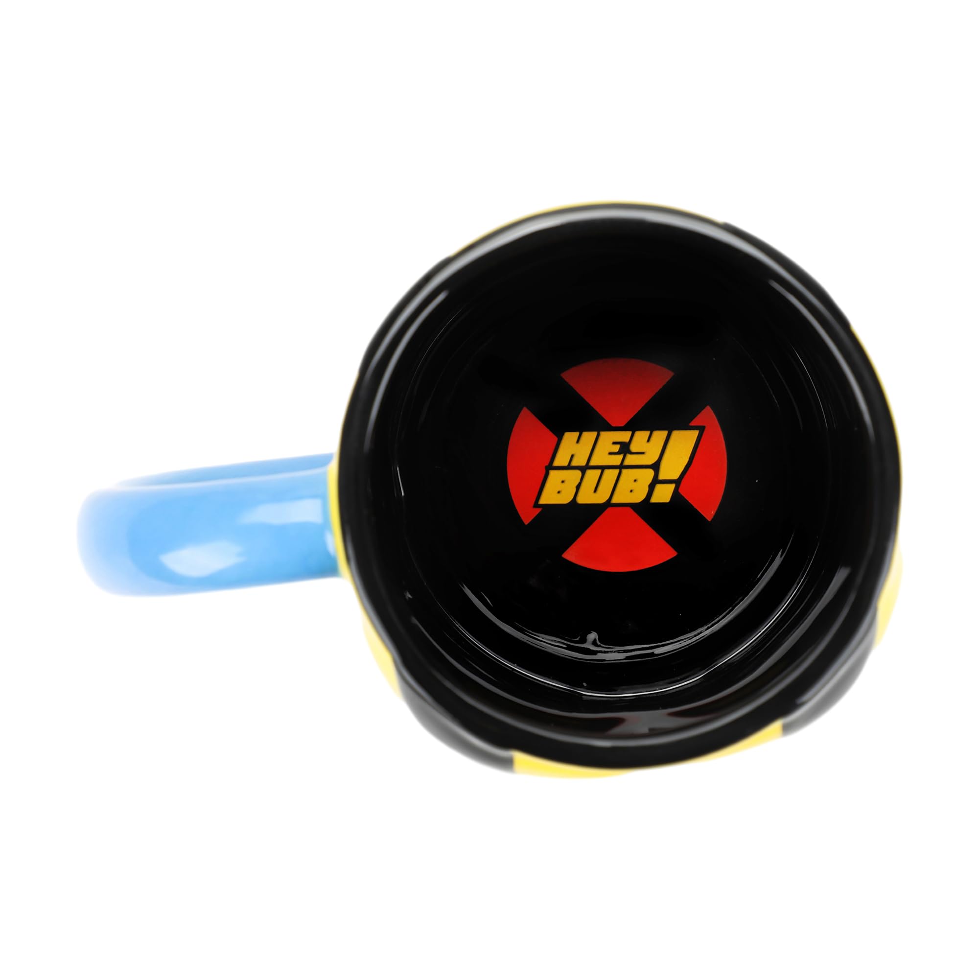 Bioworld X-Men Wolverine mug is hand wash only to preserve design