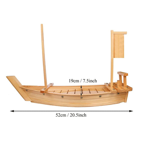 BIPEGE bamboo sushi boat ideal for catering or home entertaining.