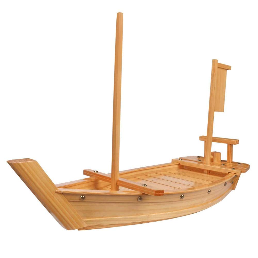 BIPEGE wooden sushi boat makes a tasteful gift for dinners and celebrations.