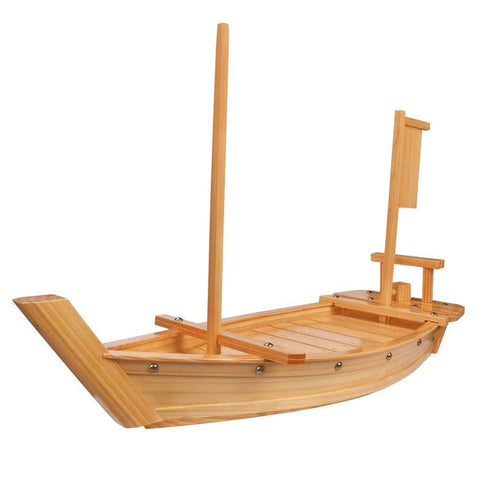 BIPEGE wooden sushi boat makes a tasteful gift for dinners and celebrations.