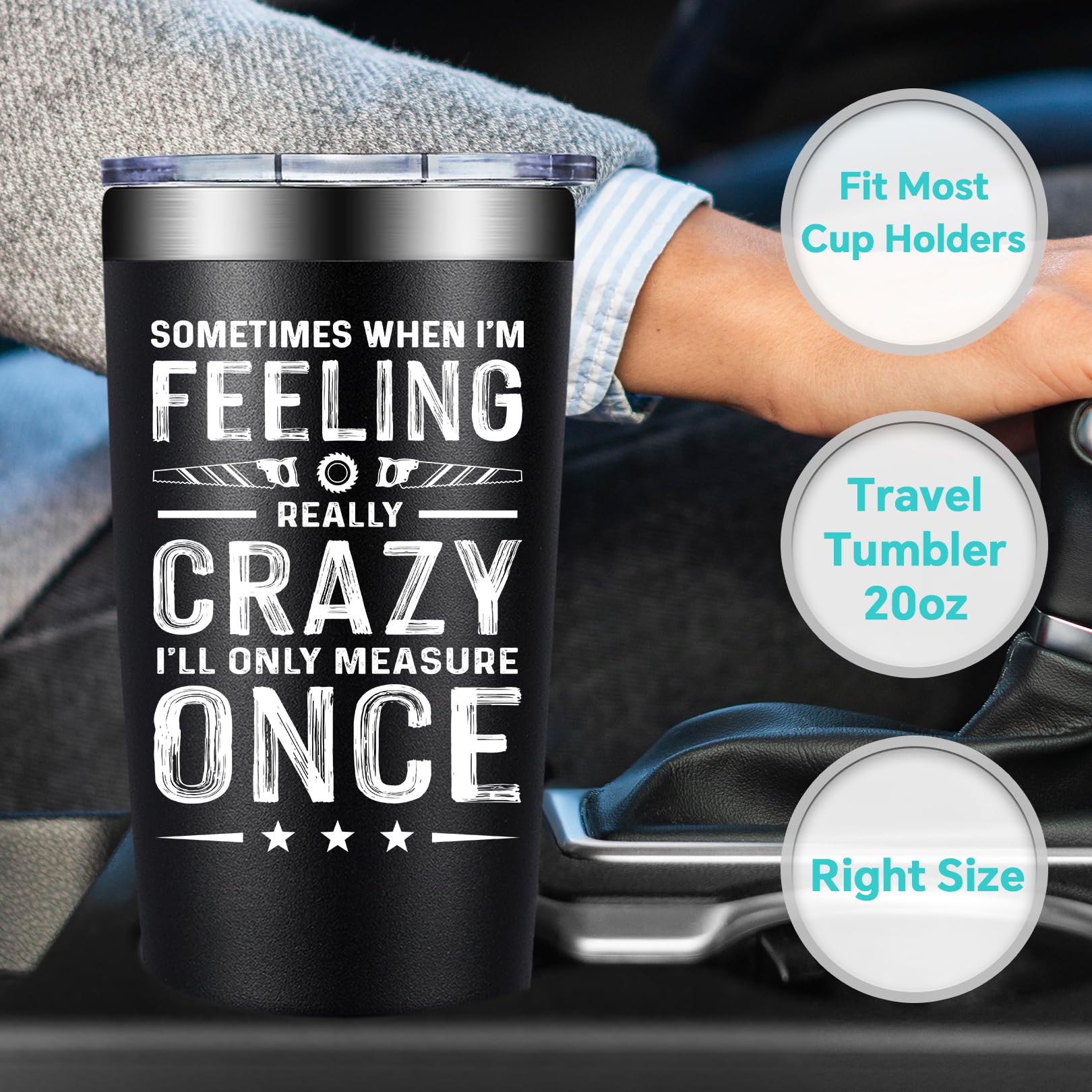 Birgilt Portable tumbler designed for indoor and outdoor use and travel.