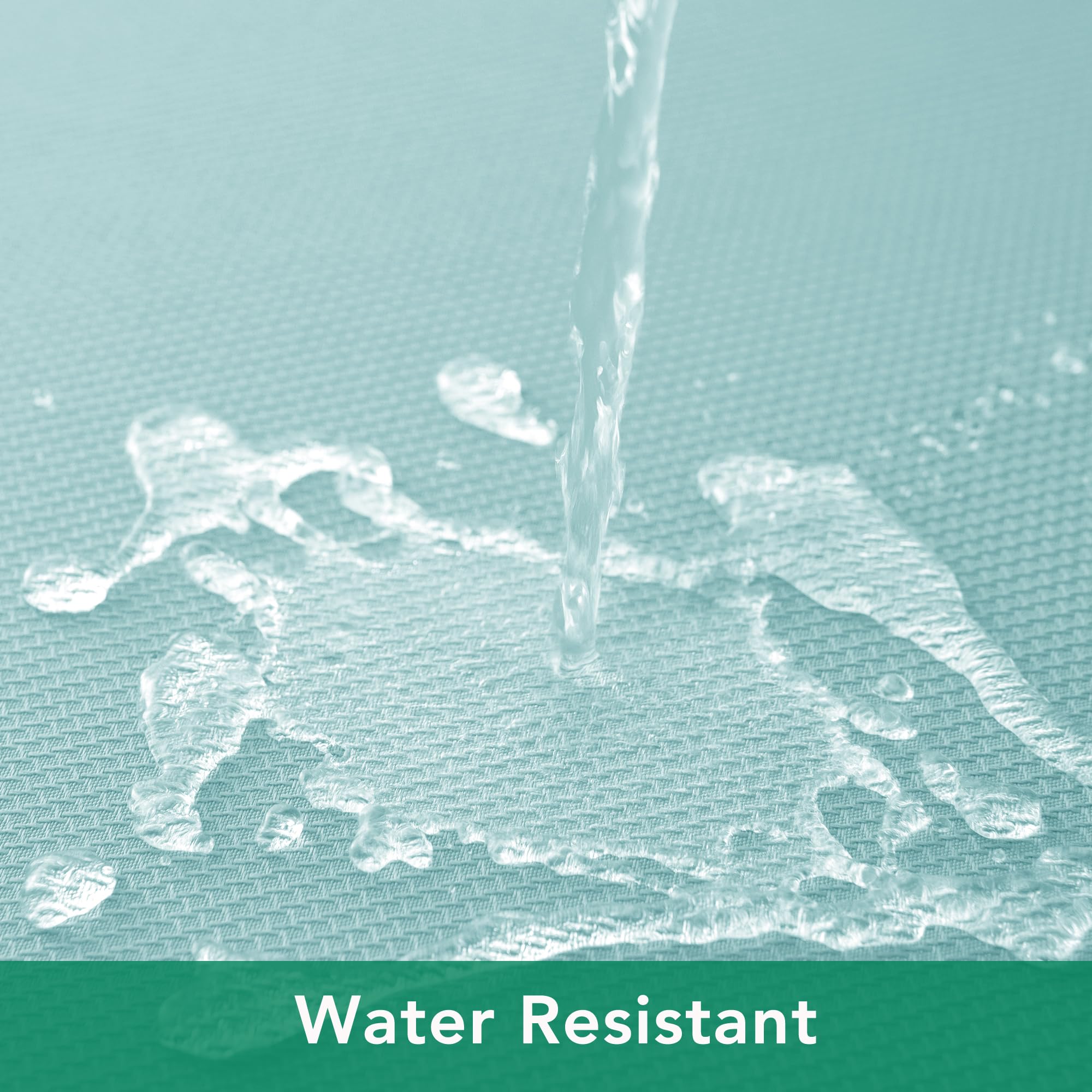 Holiday dining with Biscaynebay Aqua Blue square tablecloth for festive ambiance