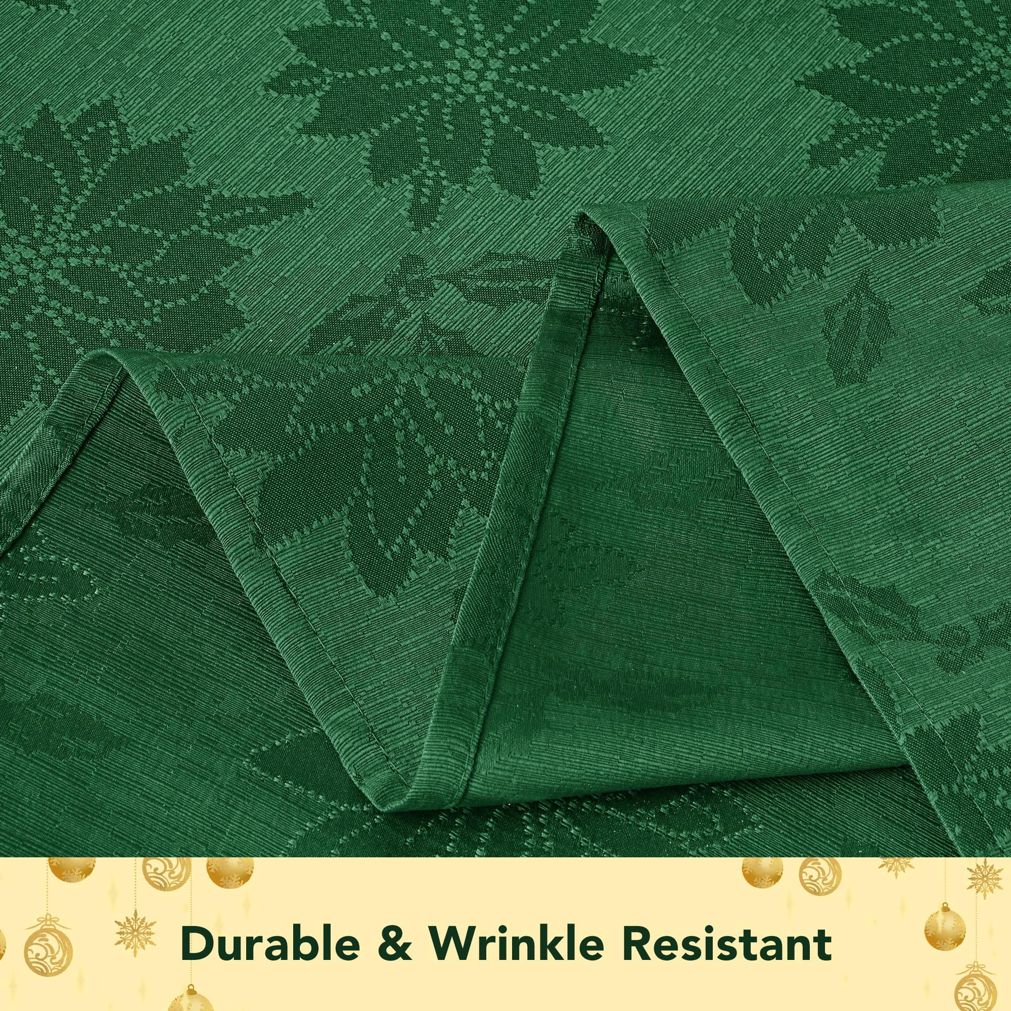 Biscaynebay machine-washable polyester tablecloth for easy care after gatherings