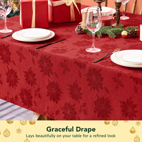 Biscaynebay elegant table cover drapes smoothly with a premium feel.
