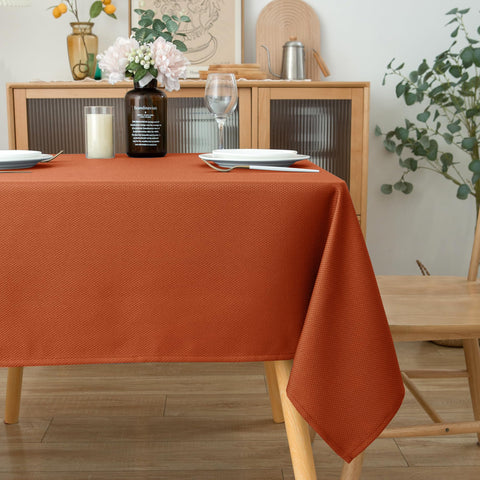 Biscaynebay Fall Tablecloth easy care and quick cleanup after meals