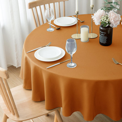 Biscaynebay fall tablecloth easy cleanup after meals.