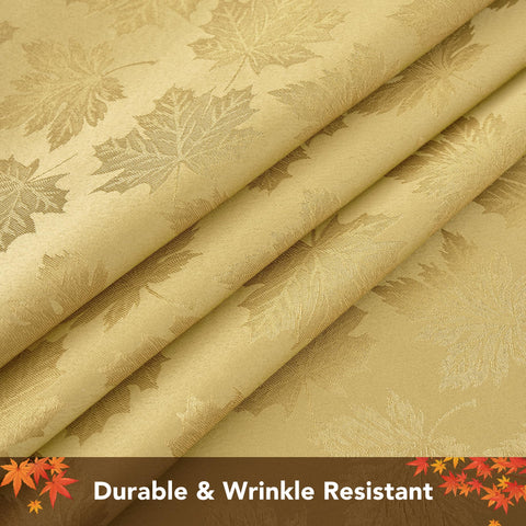 Rectangular 60x84 or 60x144 Biscaynebay fall tablecloth on banquet table