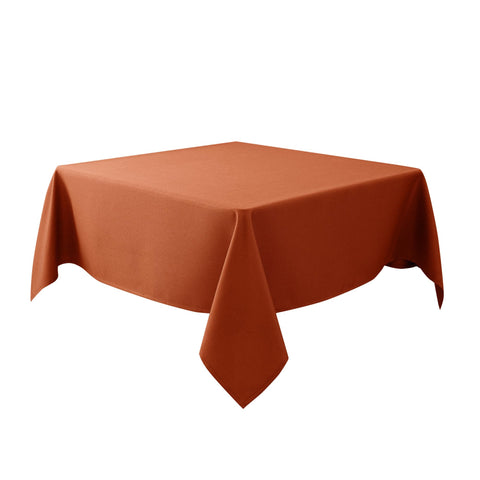 Biscaynebay Fall Tablecloth rust texture closeup for rich autumn dining ambiance