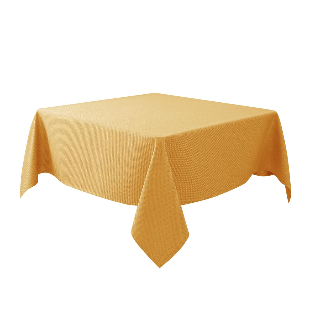 Biscaynebay Fall Tablecloth with textured finish on a dining table for elegant ambiance.