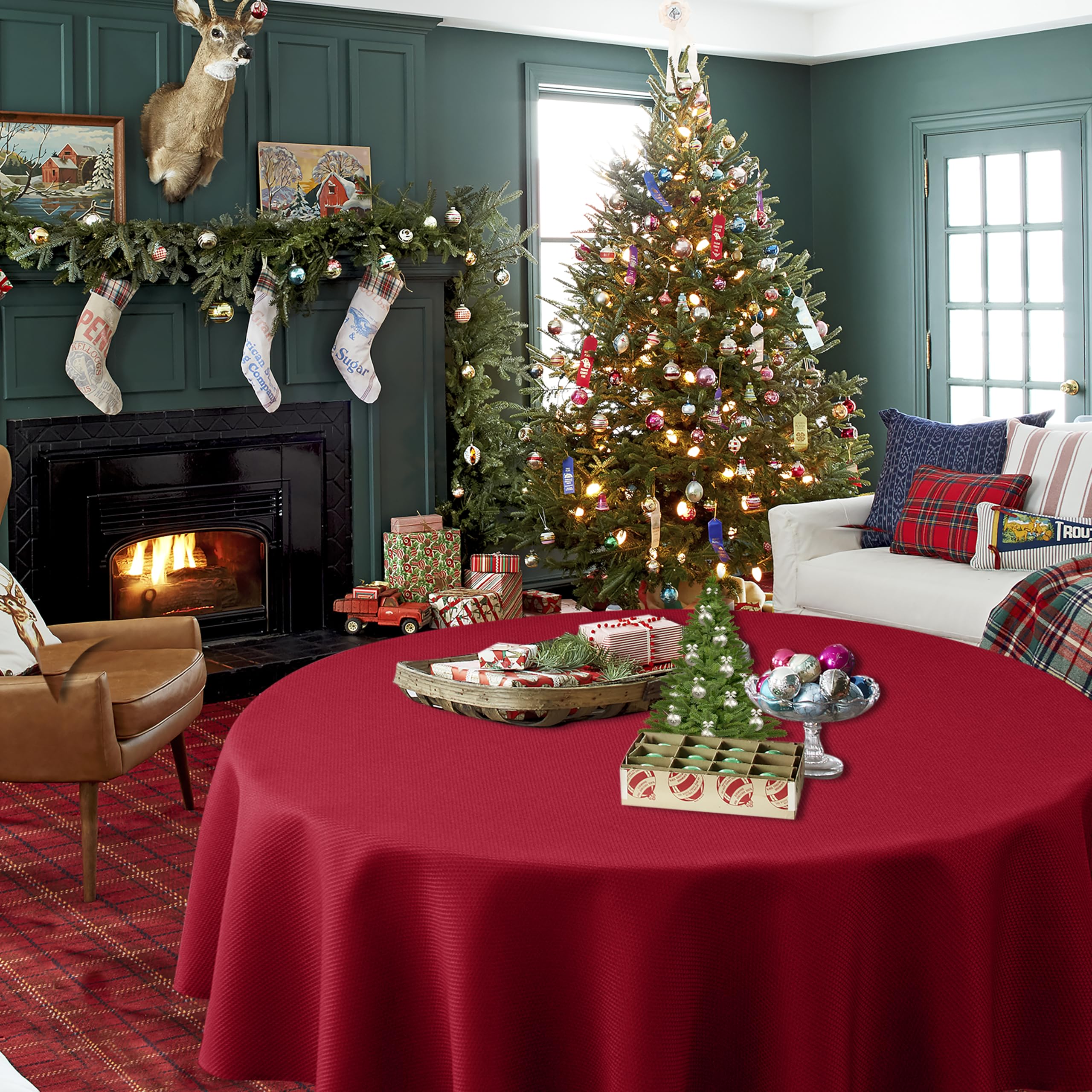 Biscaynebay holiday table decoration for Christmas and Thanksgiving tables