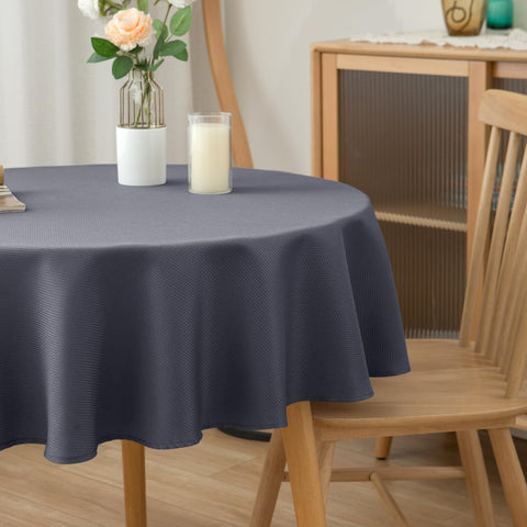 Biscaynebay holiday tablecloth complements Thanksgiving and Christmas spreads.
