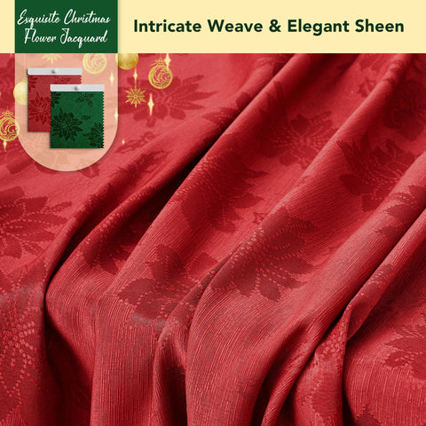 Biscaynebay jacquard poinsettia pattern adds seasonal charm