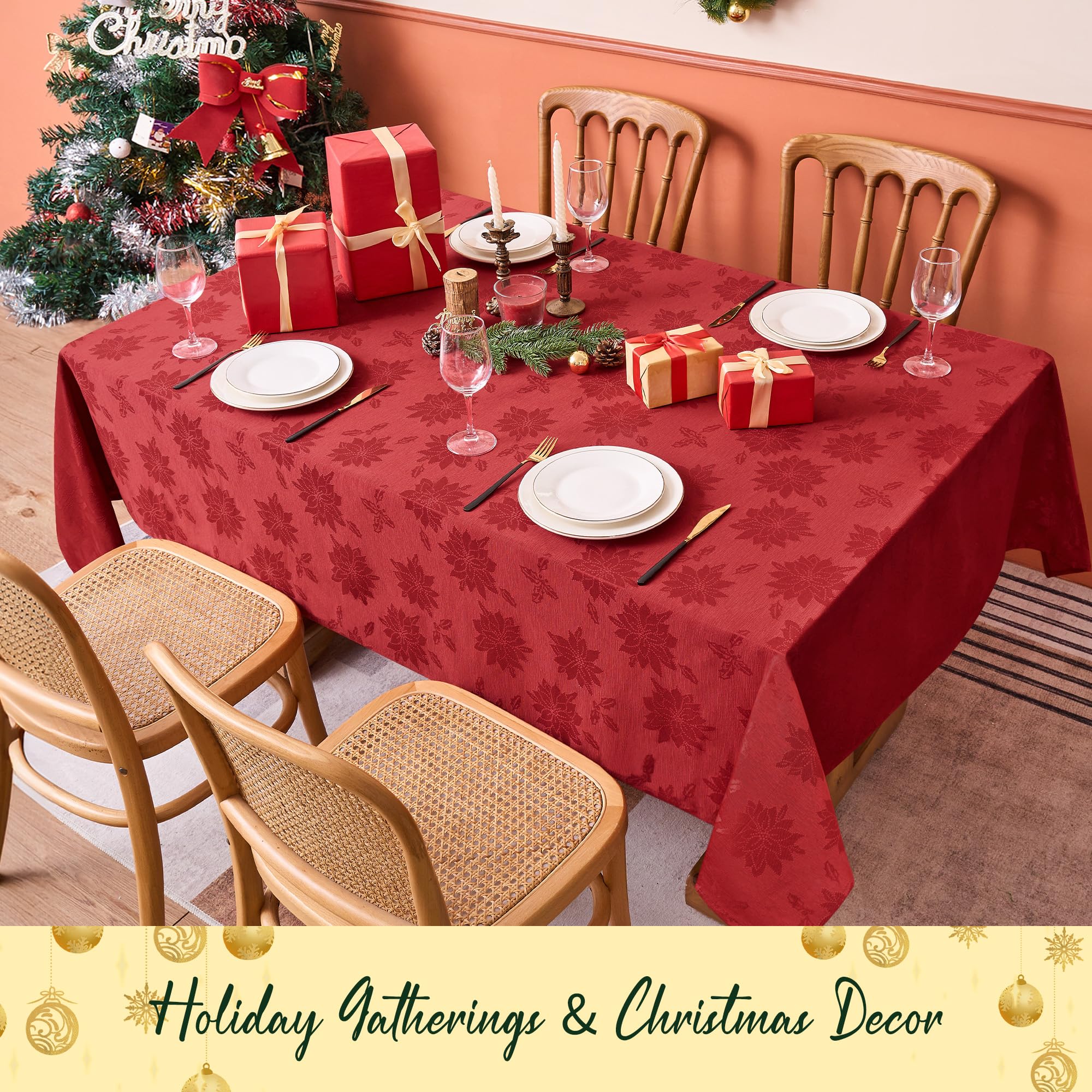 Biscaynebay durable polyester fabric stands up to busy family dinners.
