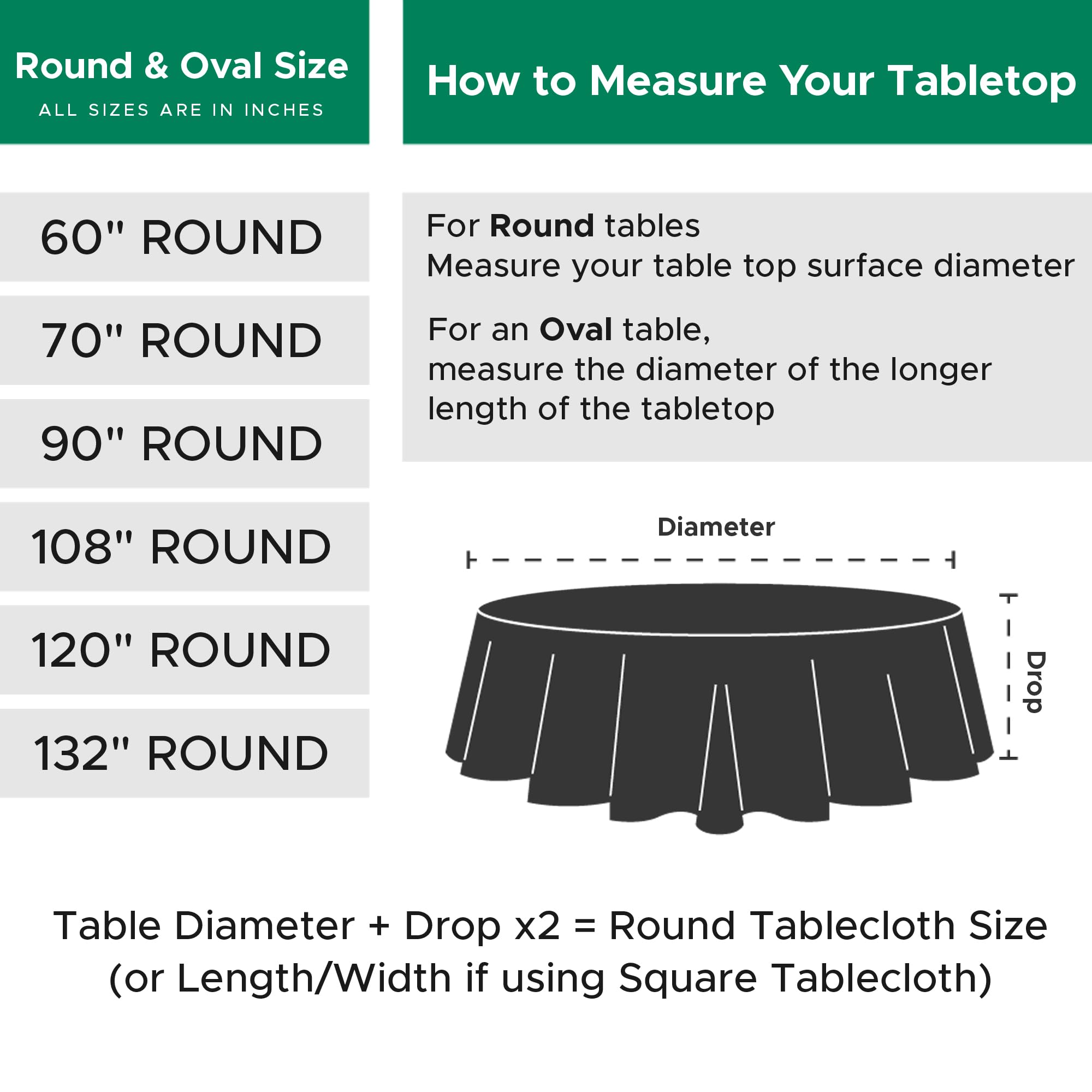 Biscaynebay round tablecloth drapes beautifully, adding elegance to any table setting.