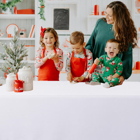 Biscaynebay tablecloth on dining table for everyday meals