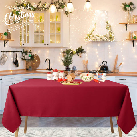 Biscaynebay red fabric resists spills and scrapes during family meals