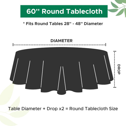 Biscaynebay water-resistant tablecloth beads spills for quick cleanup during parties