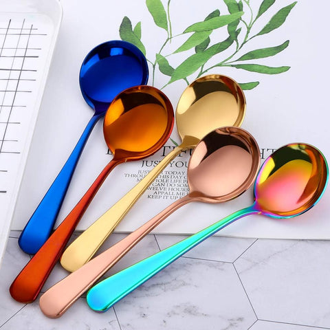 BISDARUN durable 18/8 410 stainless steel spoons resist bending.