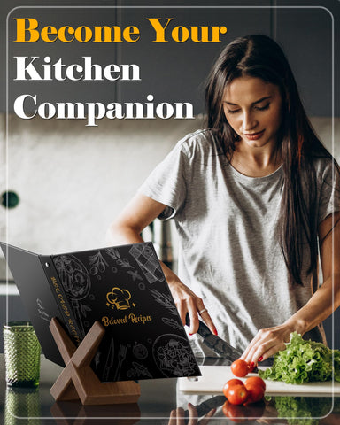 BiuLeon waterproof sleeve guarding recipes from spills during cooking.