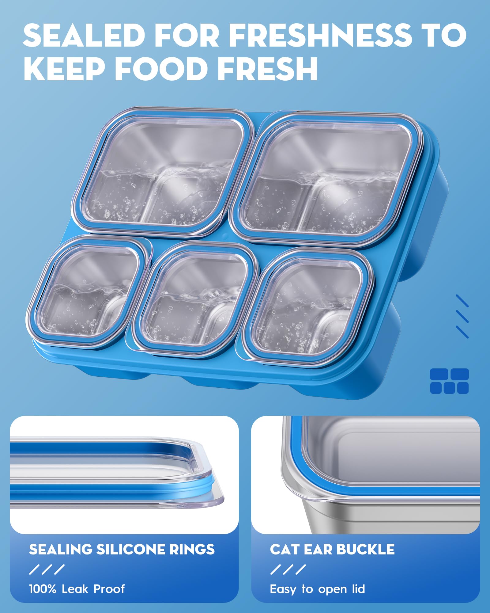 BiuLeon Snackle Box dishwasher-safe for quick cleanup.