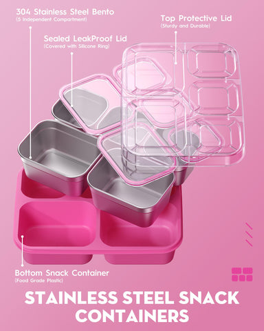 Dishwasher-safe Snackle Box ready for easy cleaning