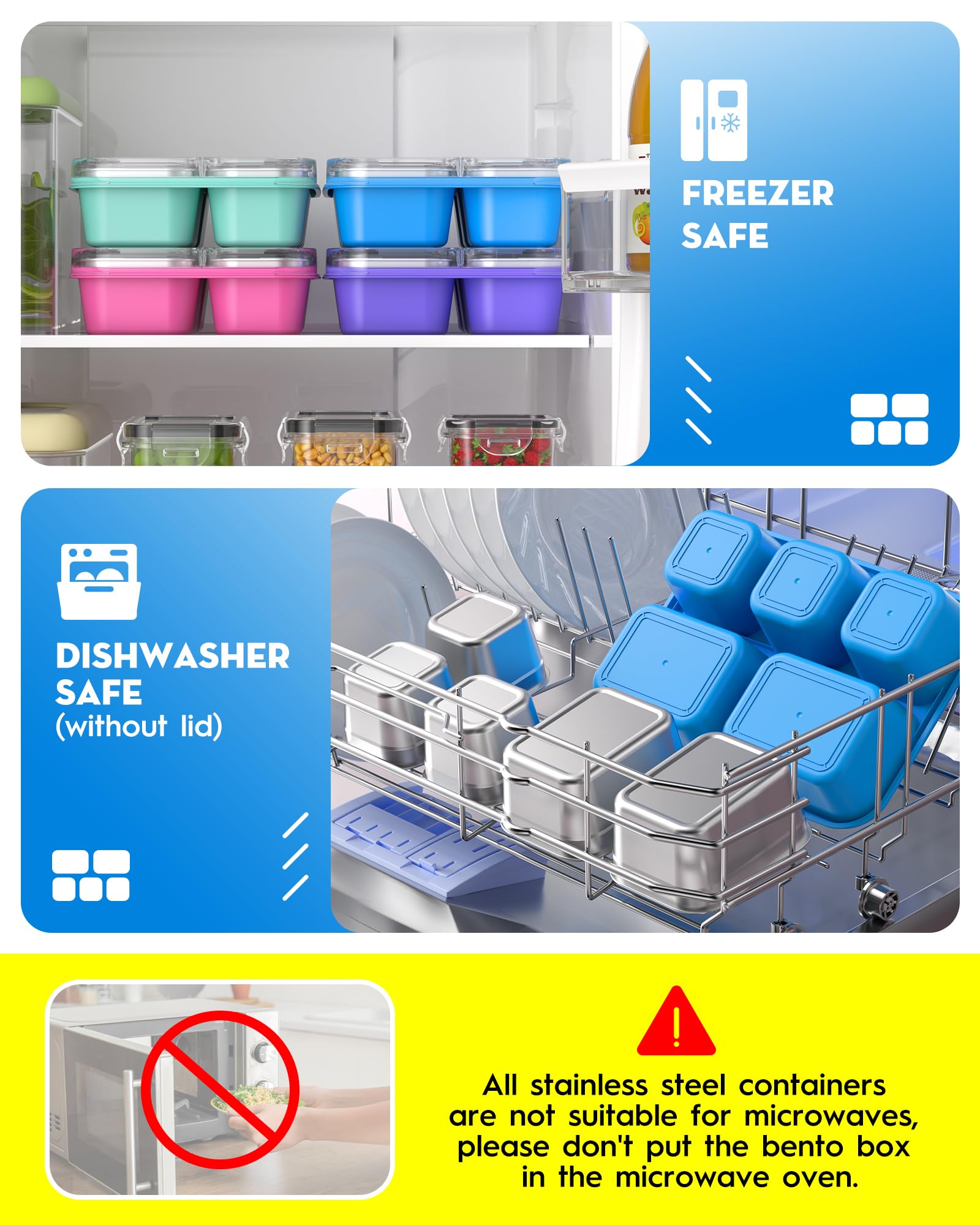 BiuLeon Snackle Box ideal for school, picnics, and travel.