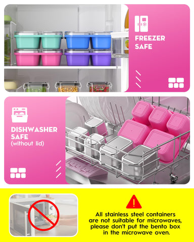 Transparent lid of the BiuLeon Snackle Box lets you view contents instantly