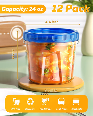 BiuLeon twist-top lid creates an airtight, leak-free seal.