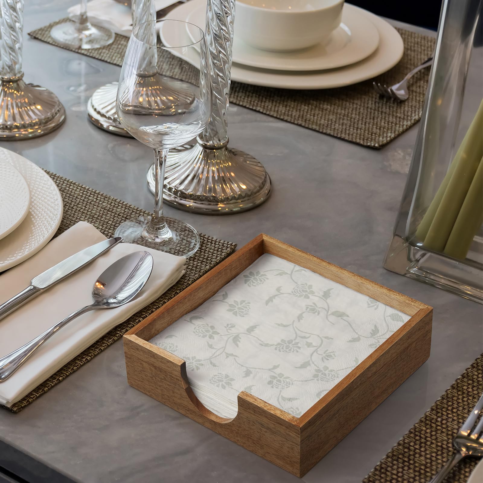 Bivvclaz dining room napkin holder keeps napkins within reach