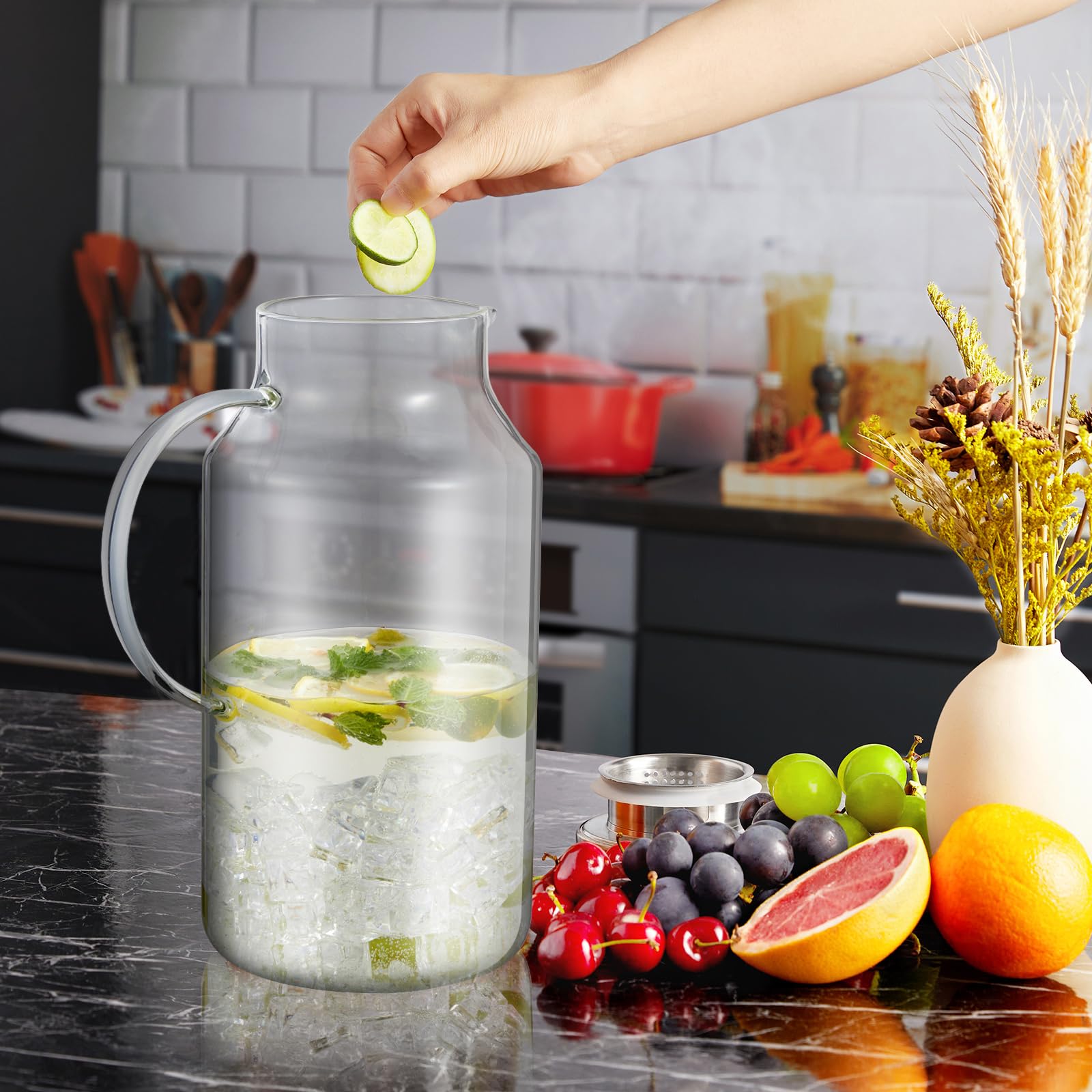 Bivvclaz dishwasher-safe pitcher for easy cleanup