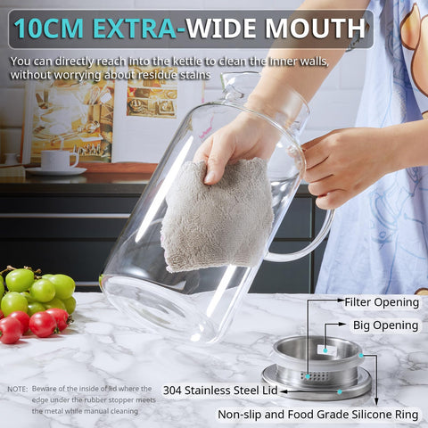Bivvclaz drip-free pour spout reduces spills during service